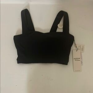 Black Women's sports bra